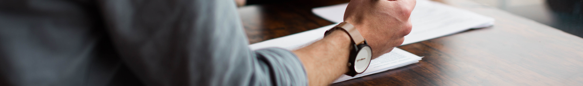 businessman with papers